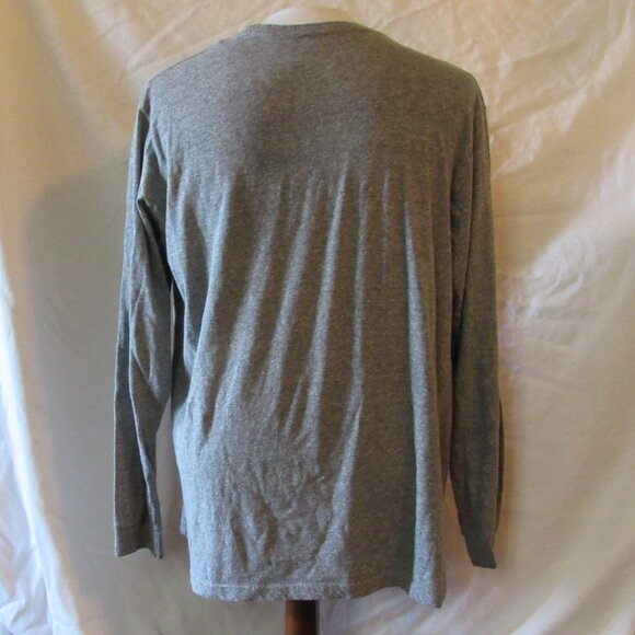 Vintage Cuffy's of Cape Cod Gray Long-Sleeve T-Shirt Size XL Cotton Blend EUC - Picture 4 of 6